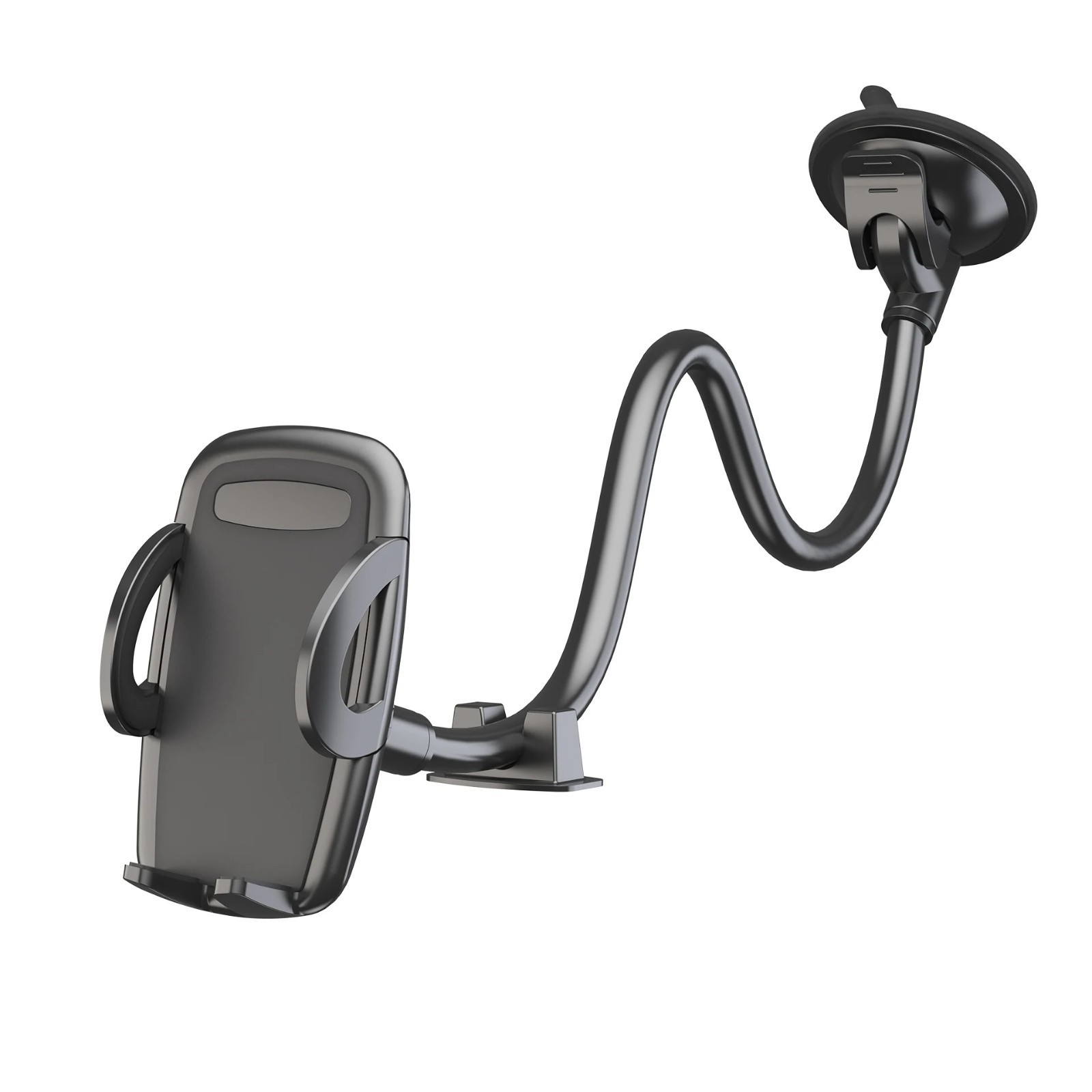 Car Truck Phone Mount Holder 11.8in Gooseneck Anti Shake for iPhone Android