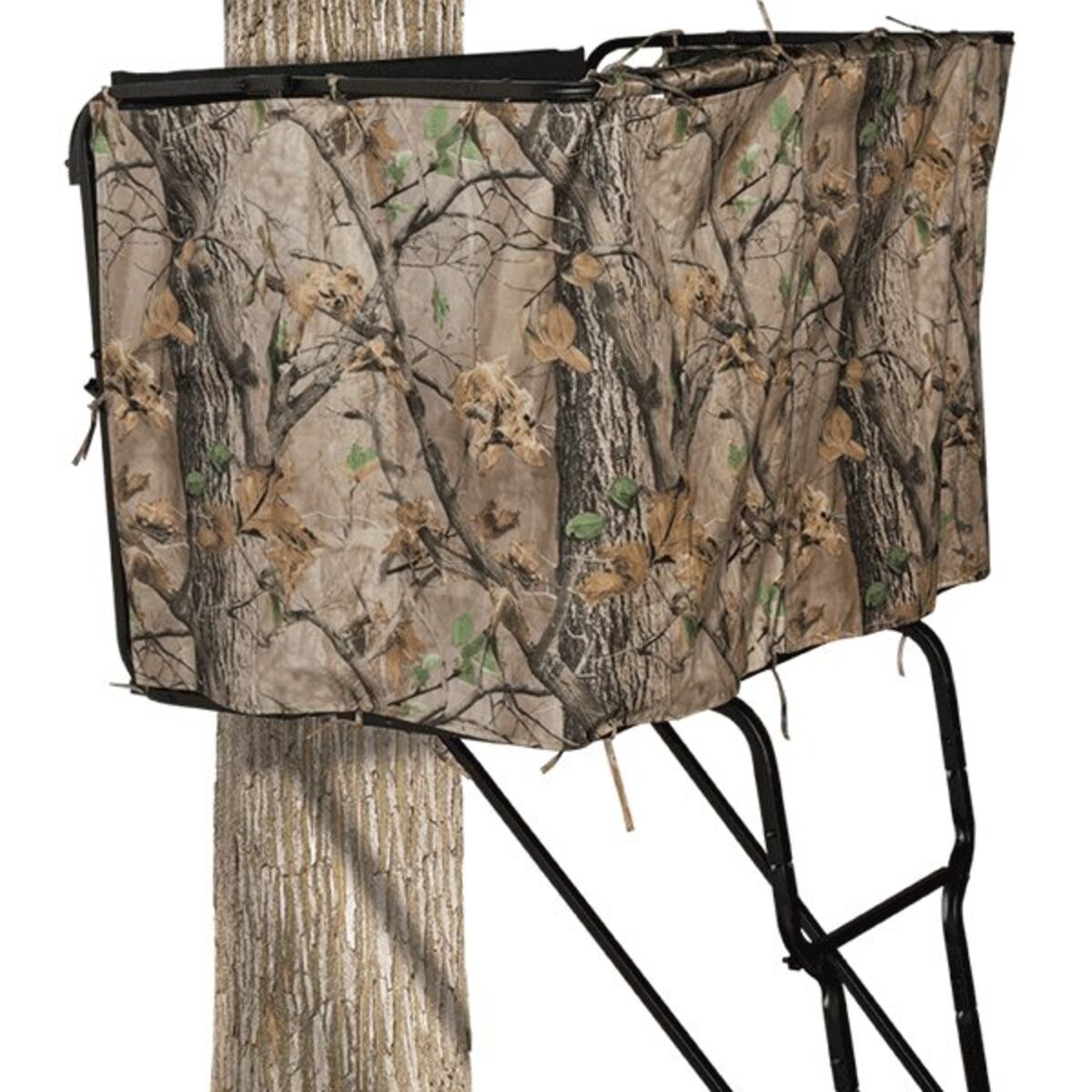 Muddy Big Game Tree Stand Deluxe Universal Blind Kit 32"Hx100"L - Epic Camo