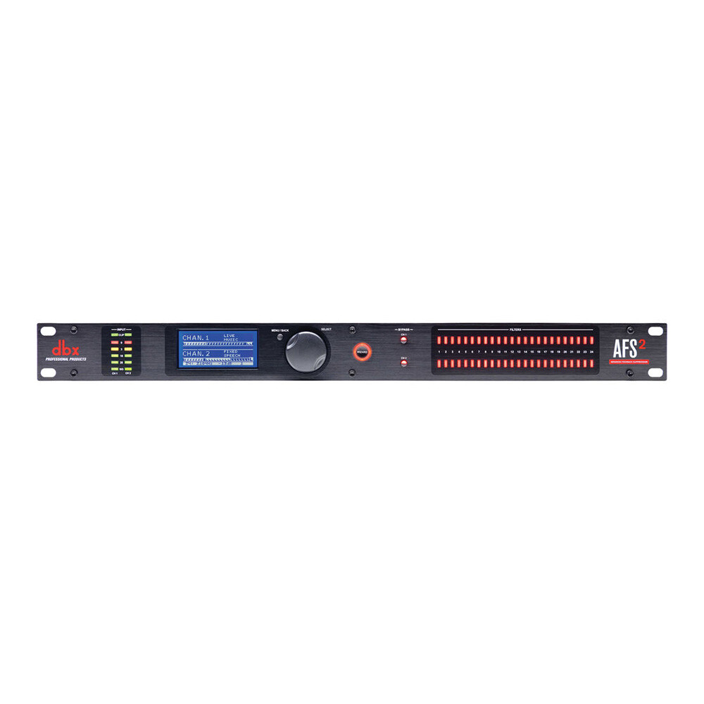 DBX AFS2 Dual-Channel Advanced Feedback Suppression Processor with LCD Display