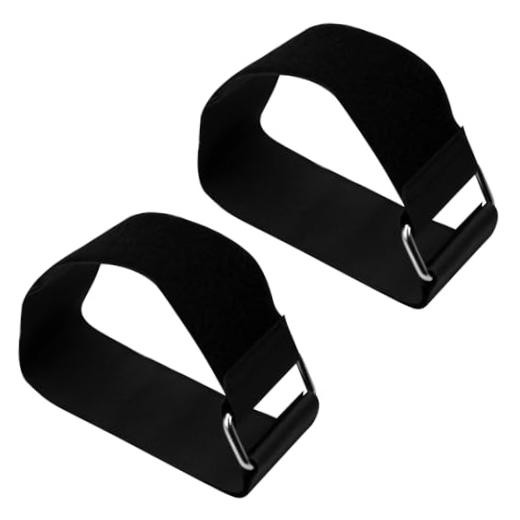 2pcs Ellipse Leg Exerciser Machine Pedal Straps, Traction Bands for Under Desk
