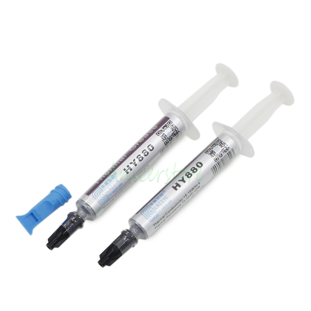 2 Tube/pack 5.15W/mk Nanometer Silicone Thermal Grease Compound Paste CPU GUP IC