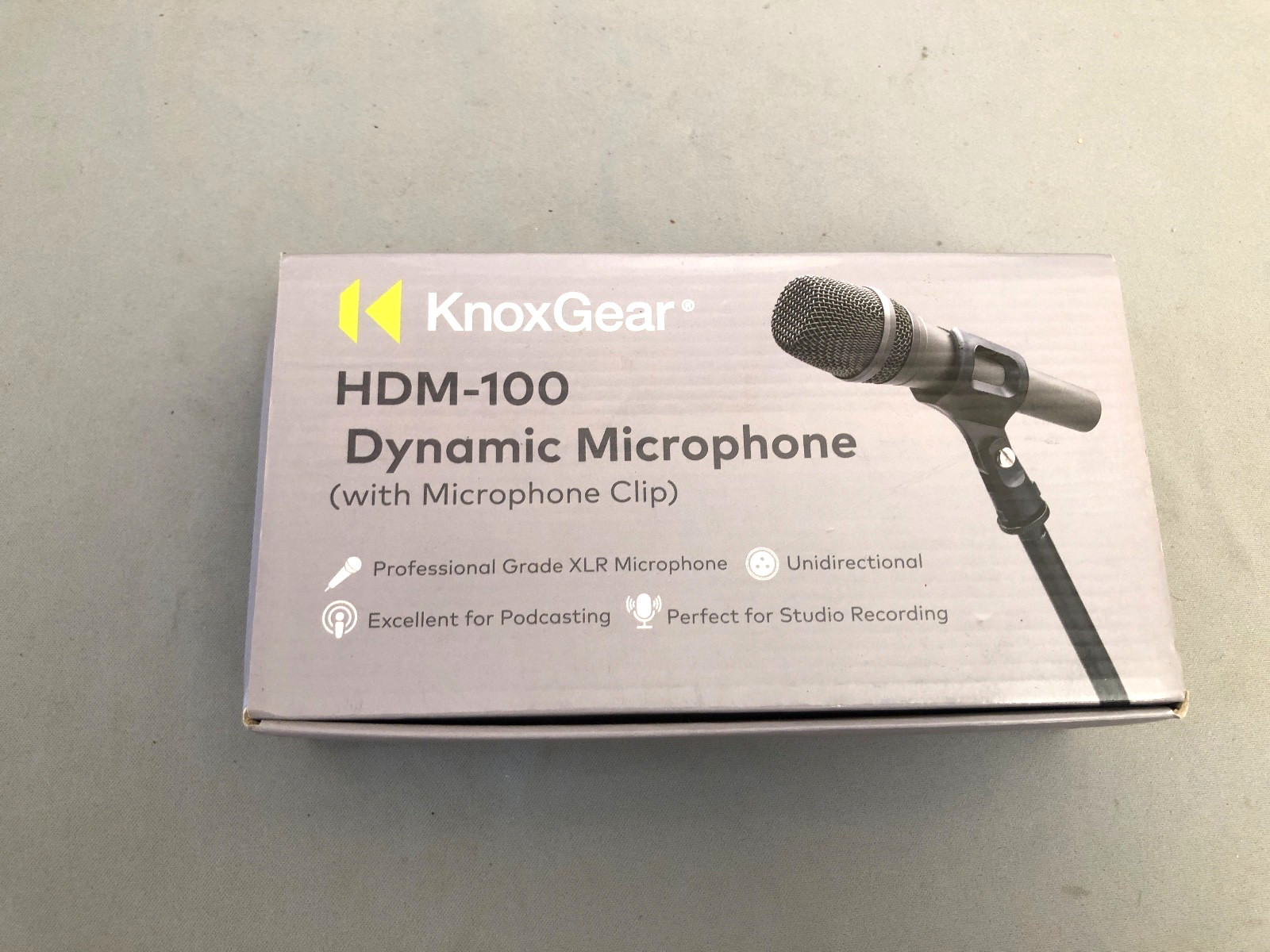 KNOXGEAR HDM-100 DYNAMIC MICROPONE WITH CLIP