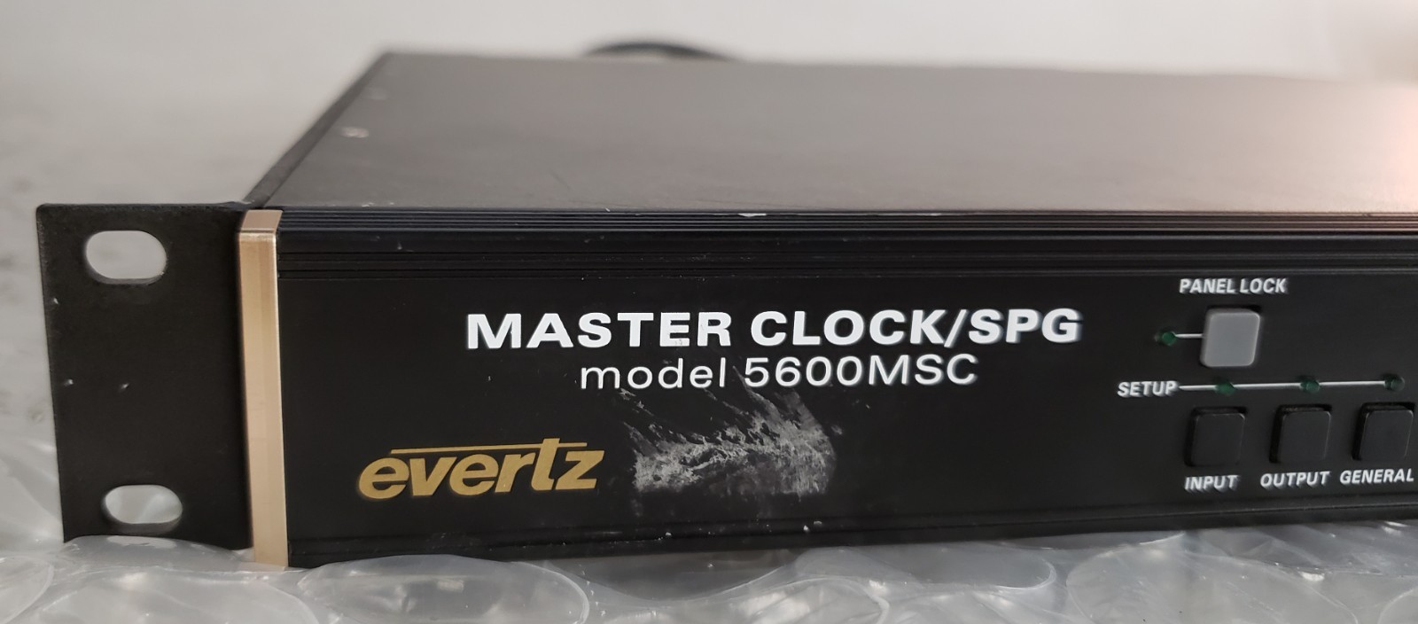 Evertz 5600MSC Master Clock/ SPG Sync Generator w/ 2x Power Cords