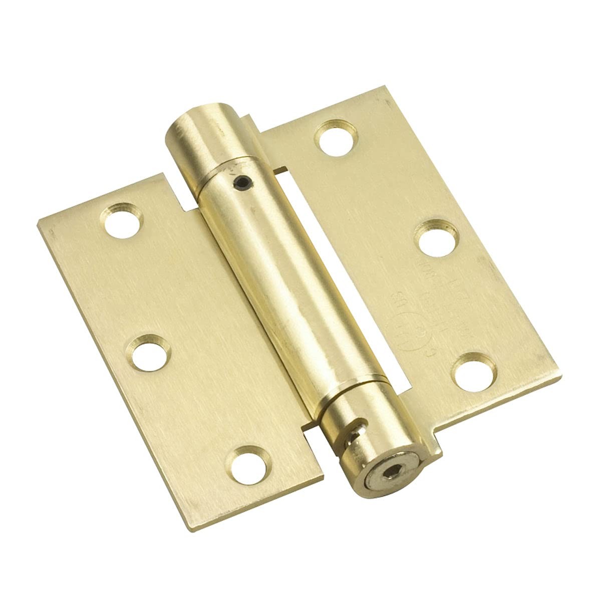 Richelieu Hardware 5821BR Onward Full Mortise Adjustable Spring Hinge, 3-1/2 in