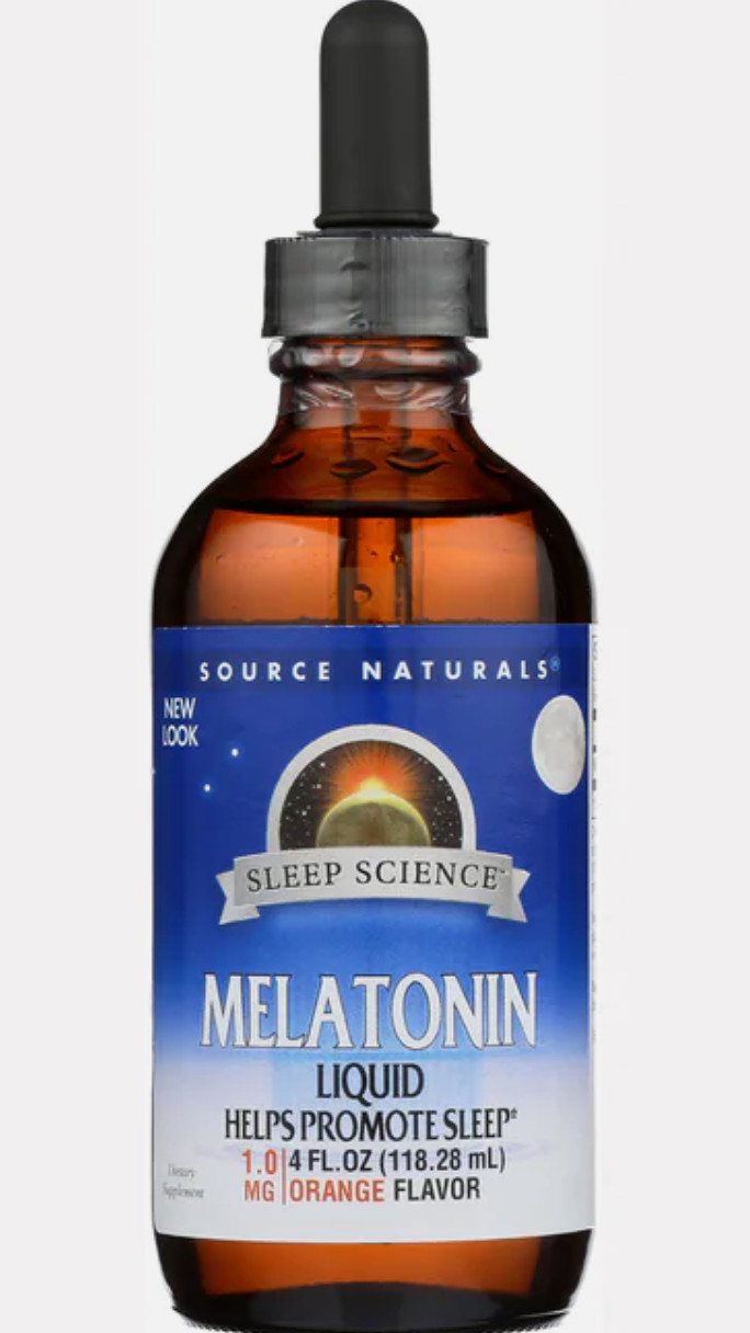 Source Naturals Melatonin Liquid - Orange 1 mg 4 fl oz Liq