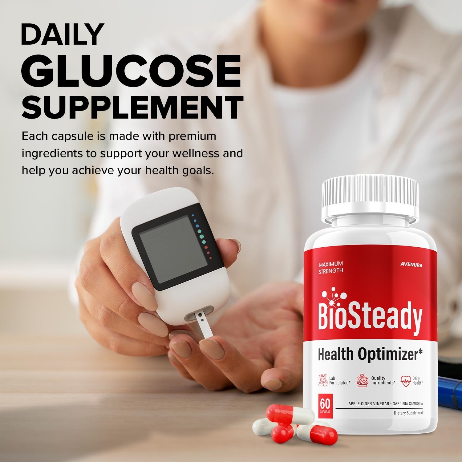 (5 Pack) BioSteady Capsules – Bio Steady Natural Blend Glycogen Support