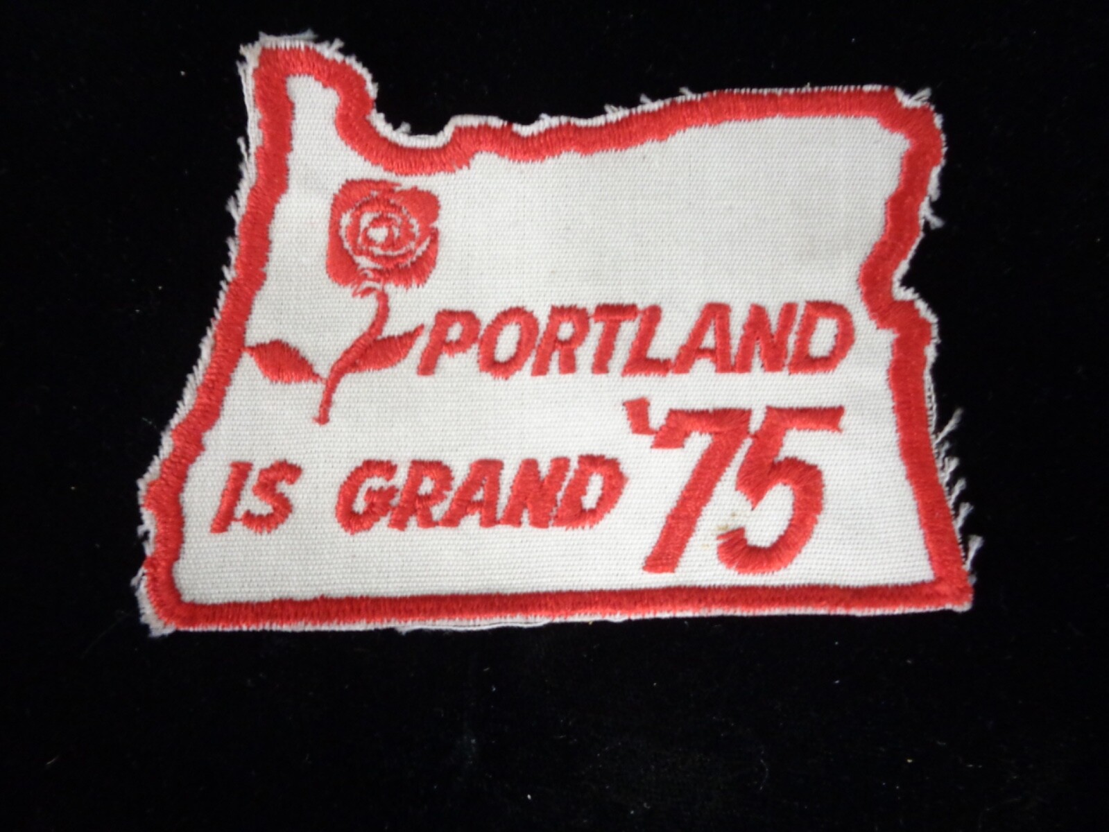 Vtg 1975 Quarter Midgets of America Race Patch - Portland OR is Grand '75