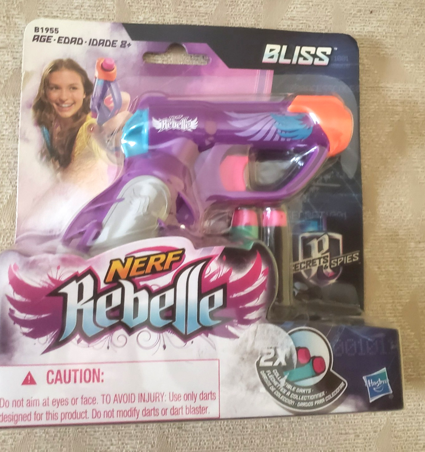 Nerf Rebelle Bliss Blaster "Secrets and Spies"  Hasbro, 2014 NEW in package