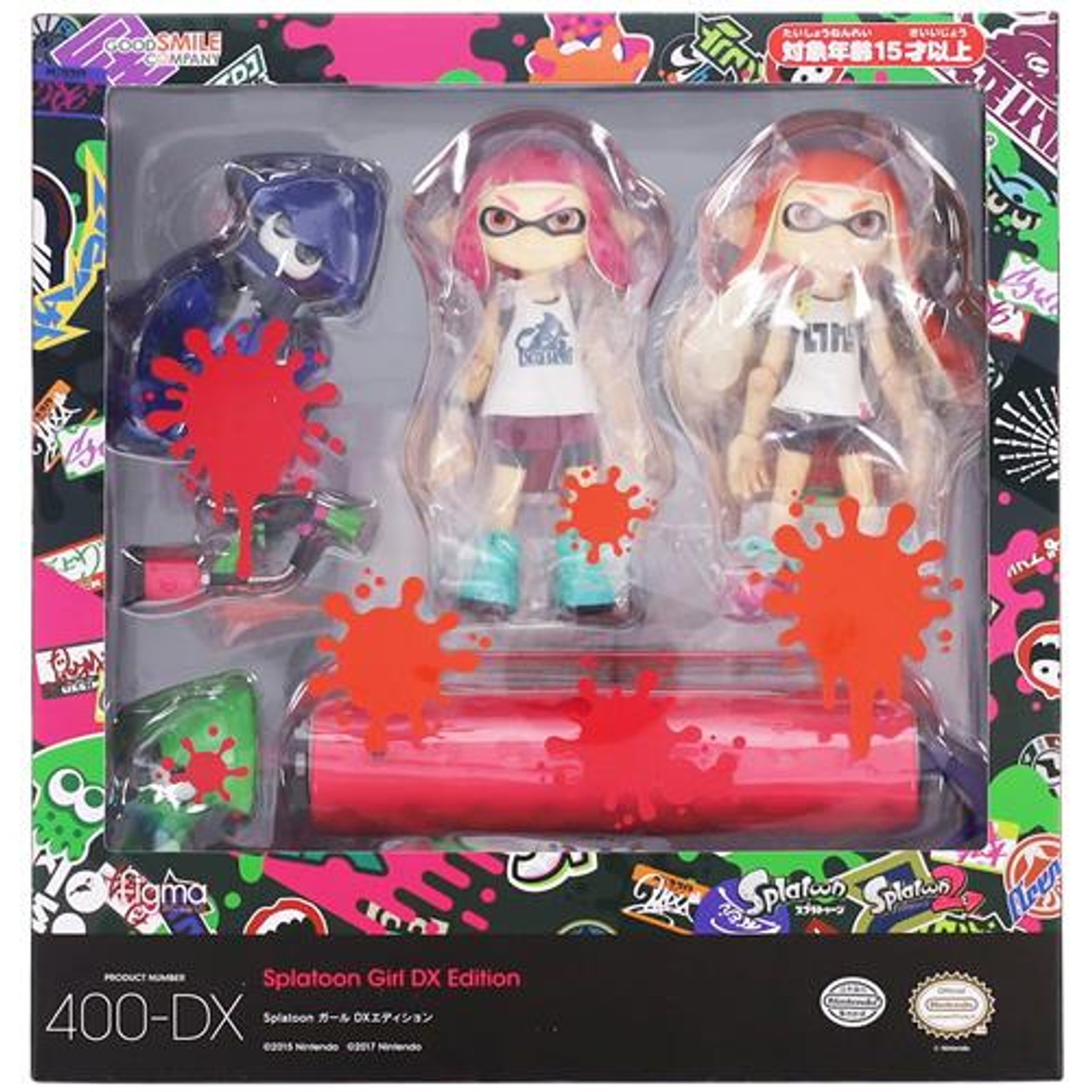 Splatoon Girl Inkling figma 400-DX DX Edition Good Smile Company Japan Sealed