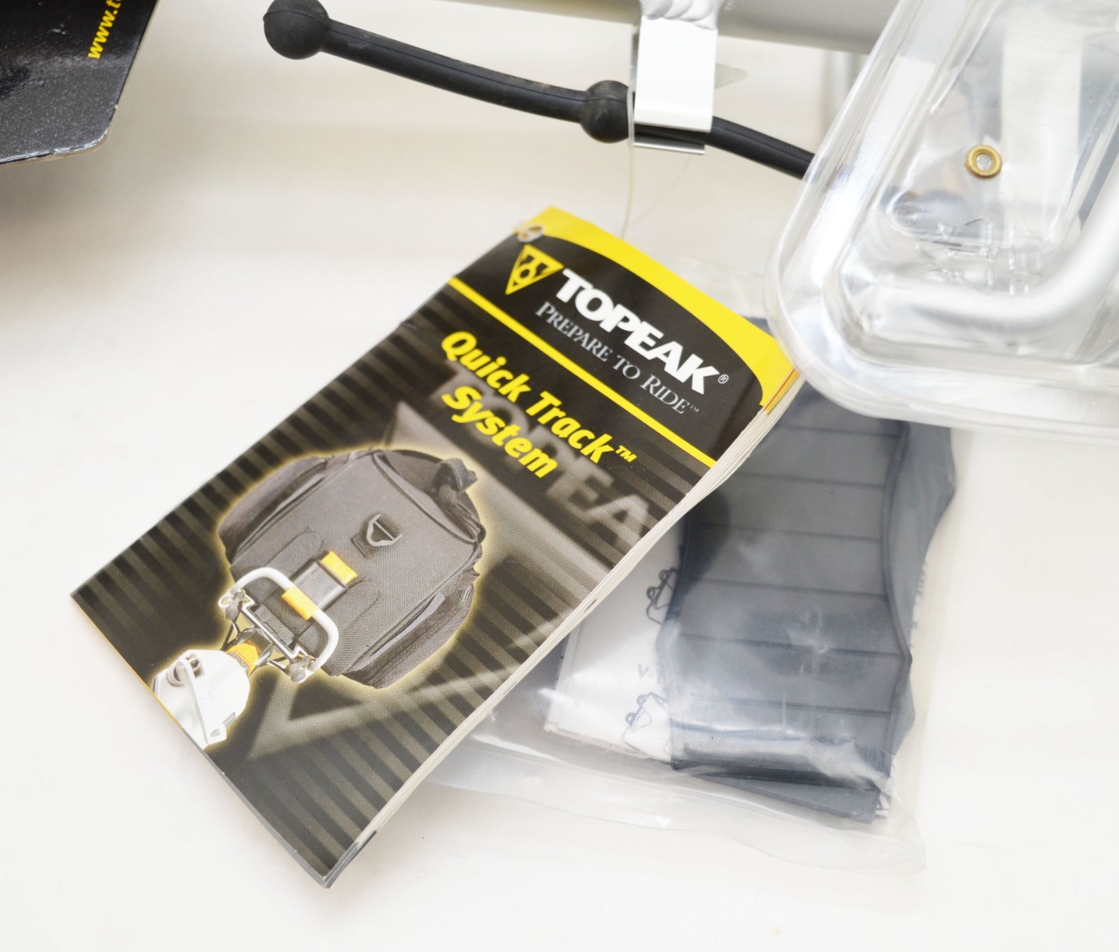 Topeak QR Beam RX Bicycle Seat Post Mount Rack With Panier Side Frames (E Type)