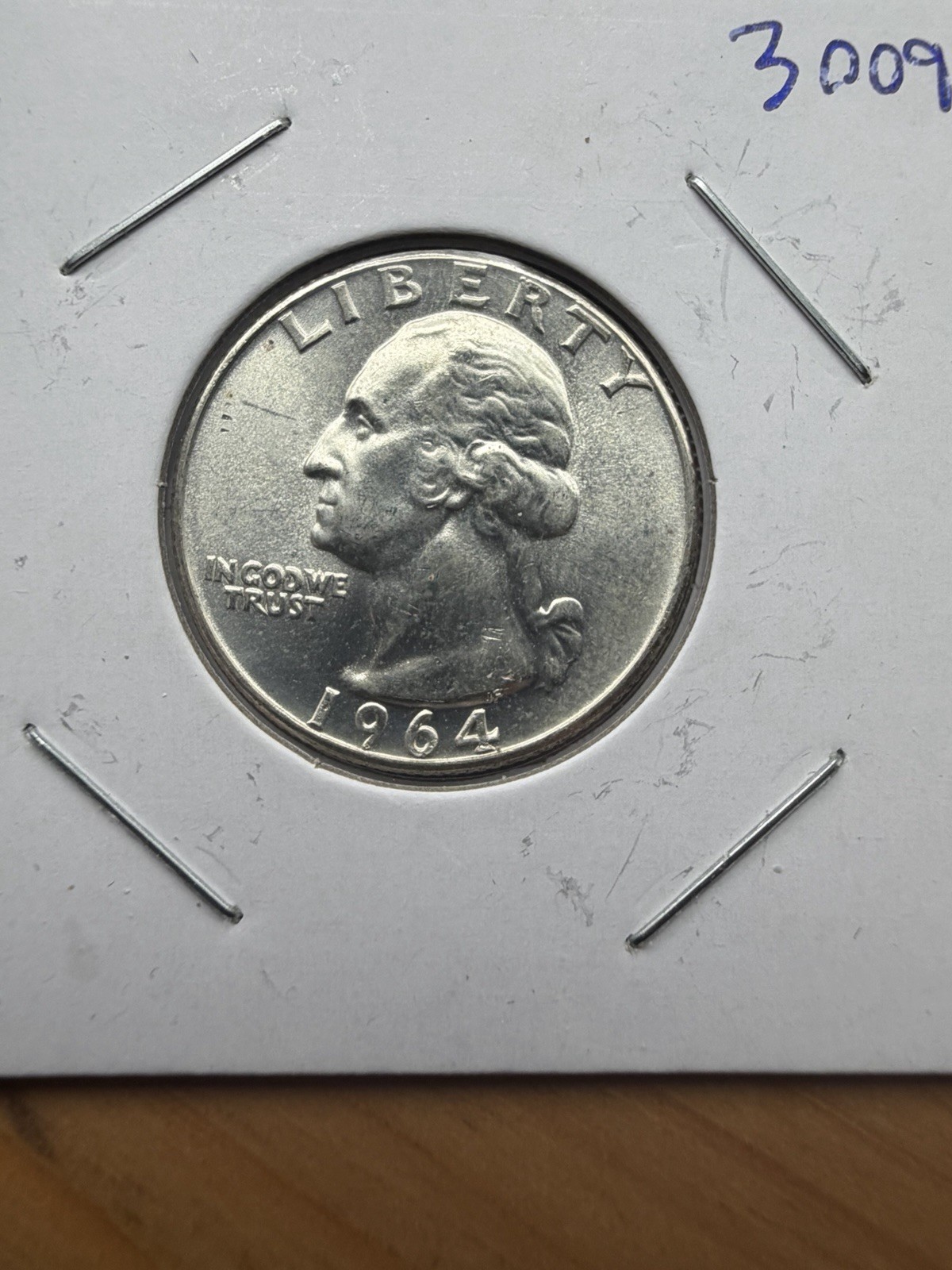 1964 Washington Quarter - BU - As Shown! (#3009)