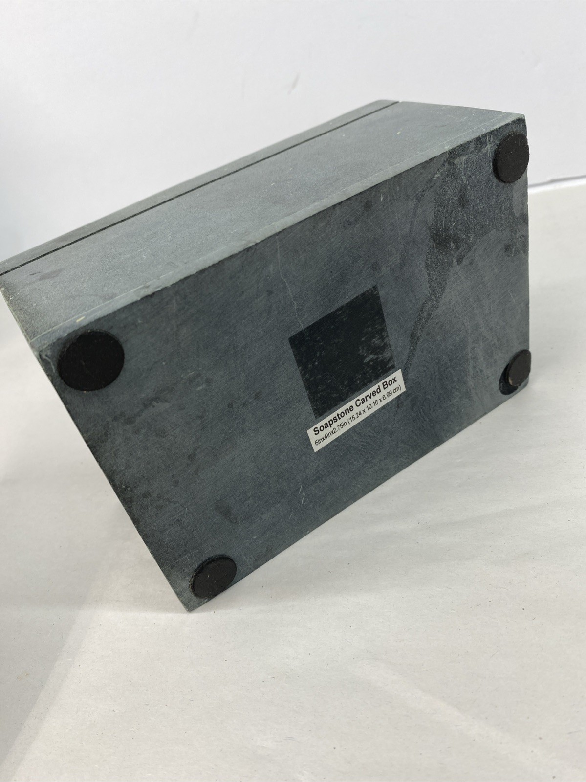 Soapstone Carved Box