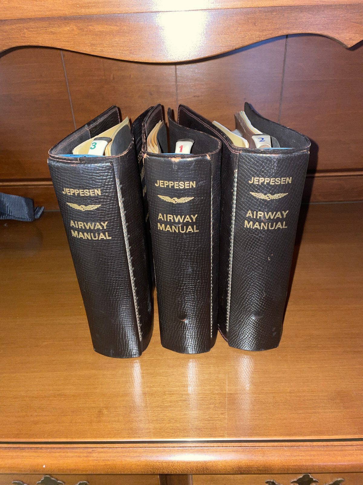 Three 1980’s Jeppesen Airway Manual Aviation Approach Chart Binders Eastern US