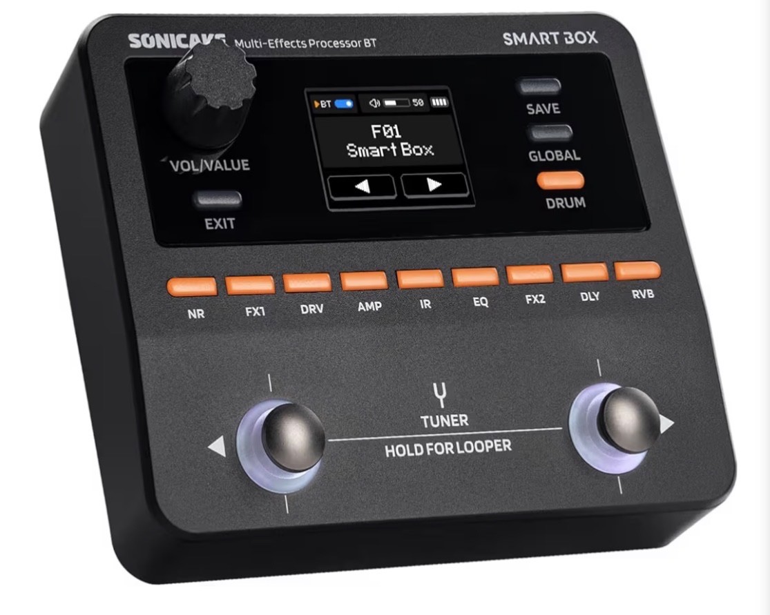 Multi Effects Pedal for Guitar with 130+ Effects, NAM/IR Support, Looper