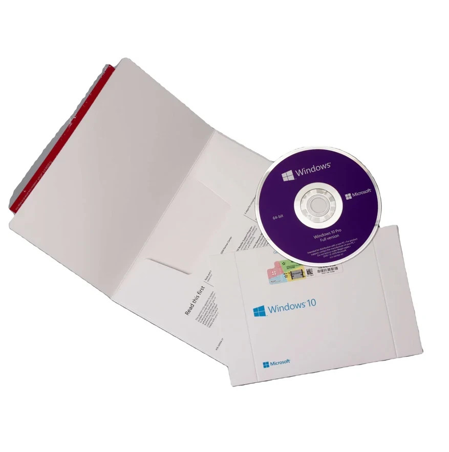 Windows 10 Pro 64bit English Full version Factory sealed New DVD Pack