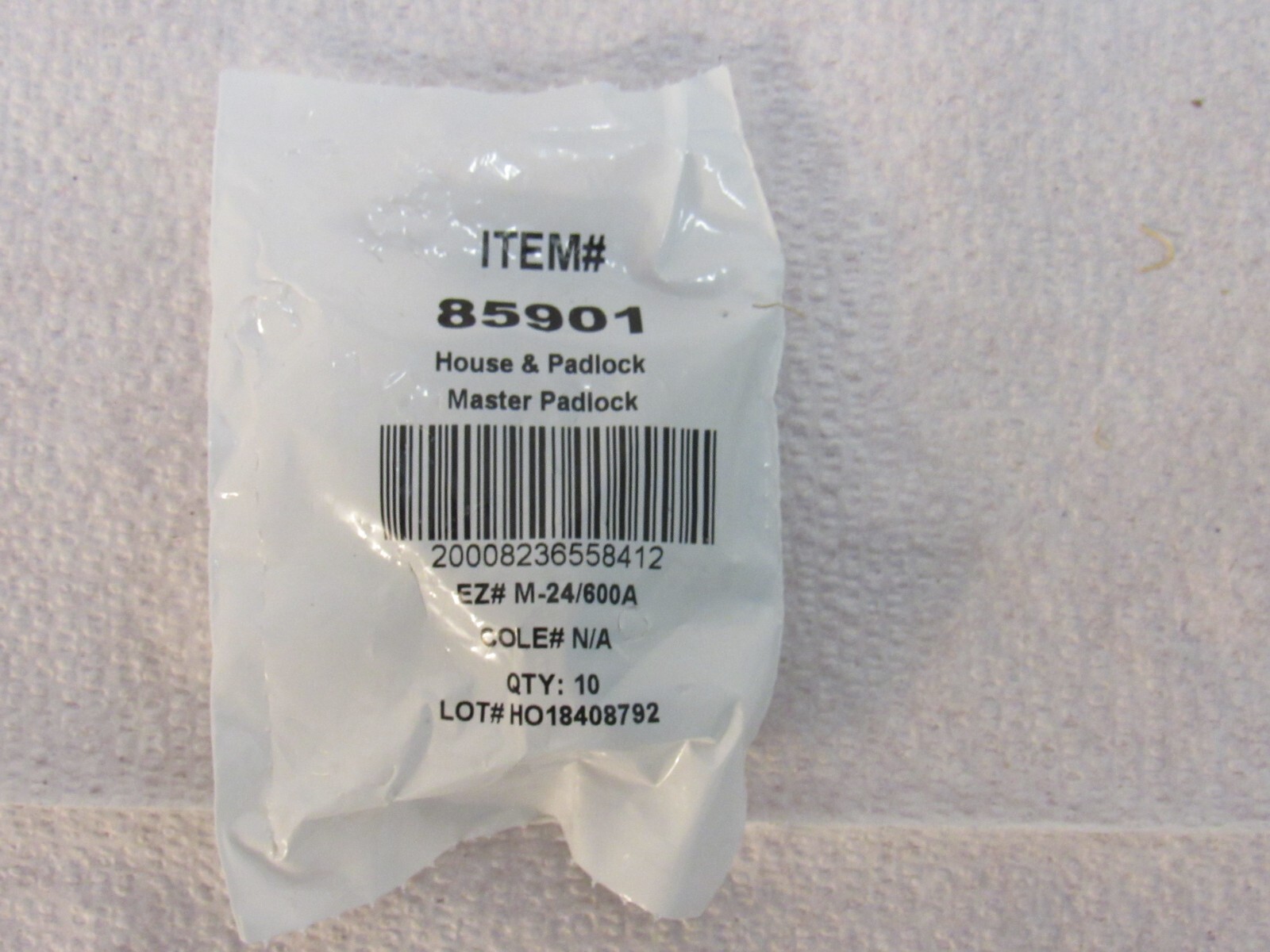 Pack of 10 Hillman 85901 Brass #M-24/600A Single Sided Universal Blank Key
