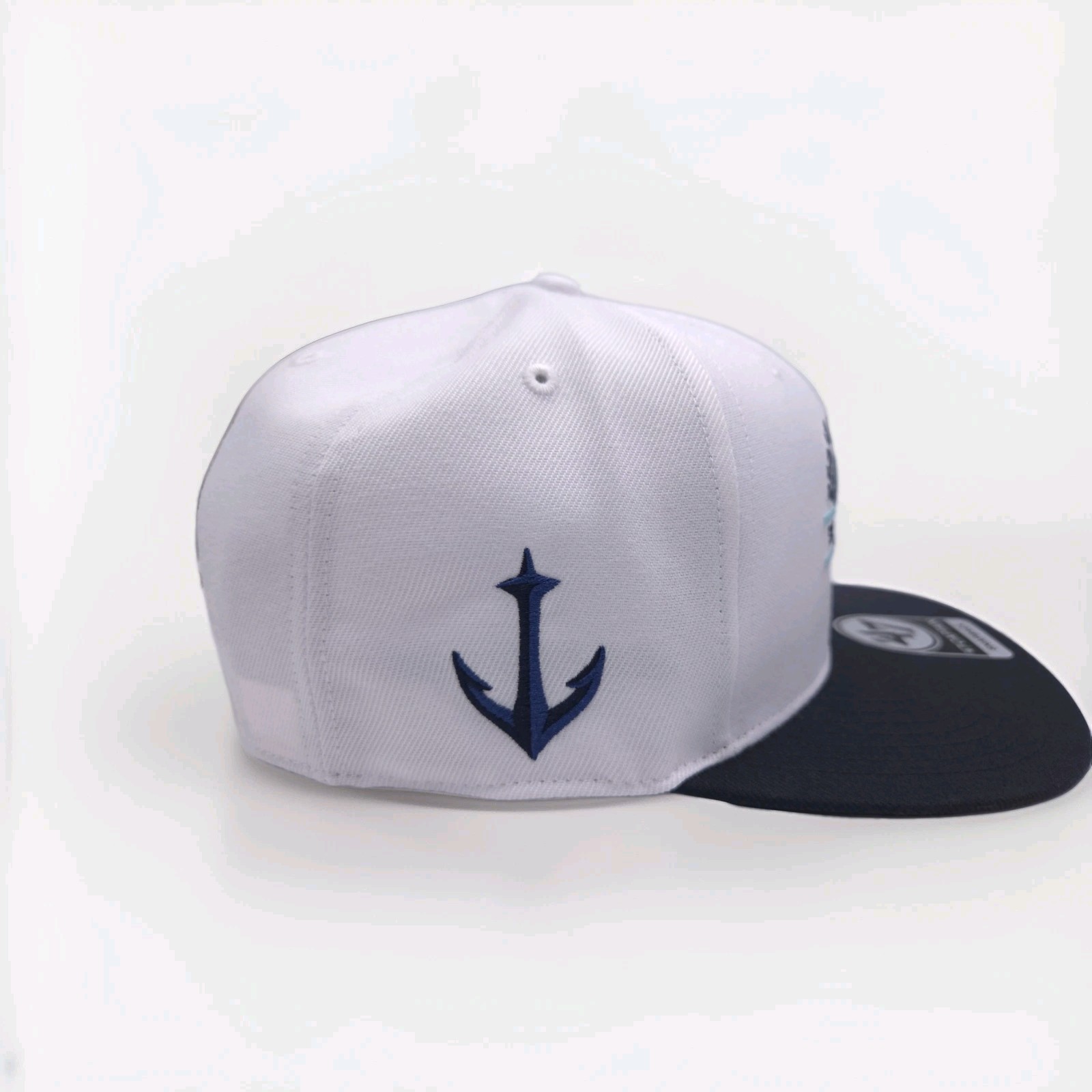 '47 Brand Seattle Kraken 2021 Captain Snapback Hat Cap Adjustable White NHL