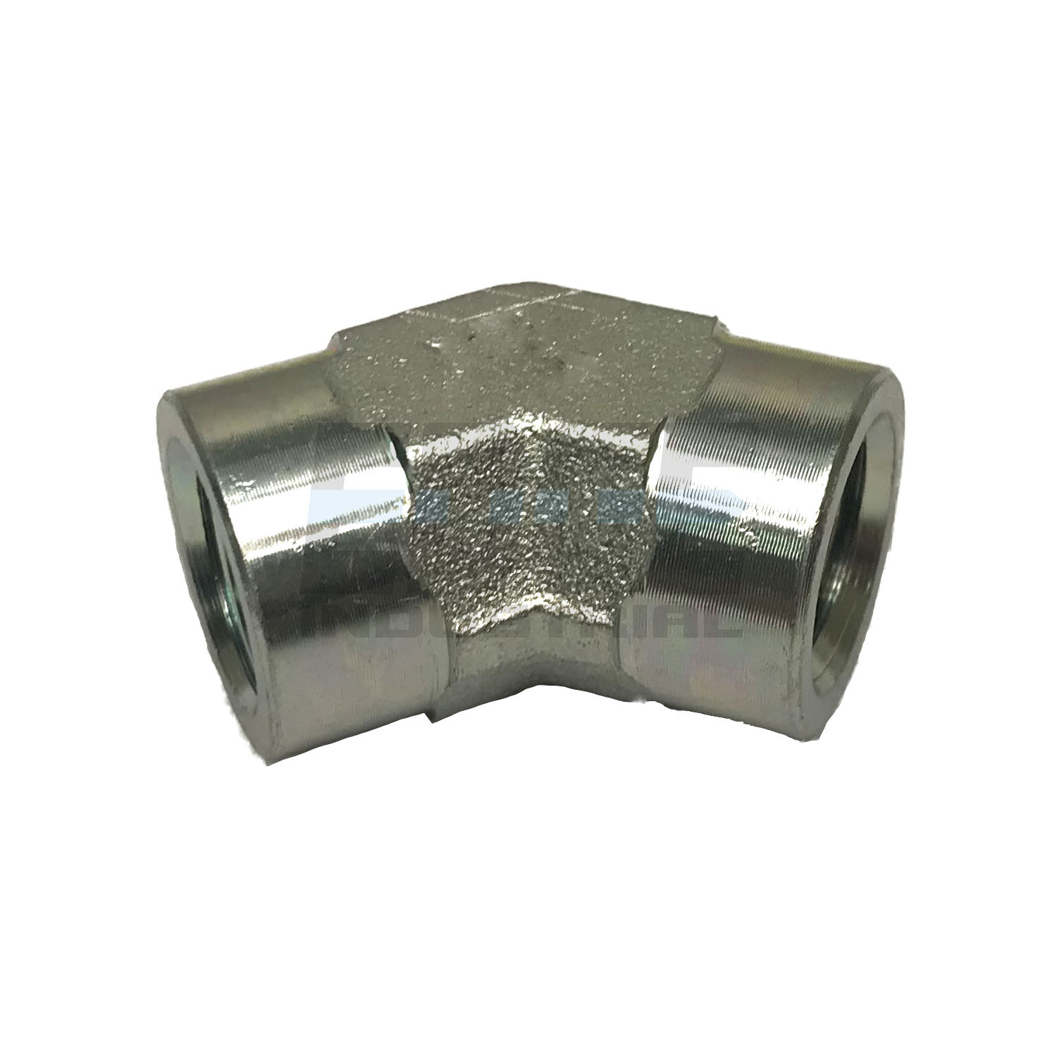 EDGE INDUSTRIAL STEEL 45º FEMALE ELBOW 1/4" FEMALE NPT X 1/4" FEMALE NPT WOG