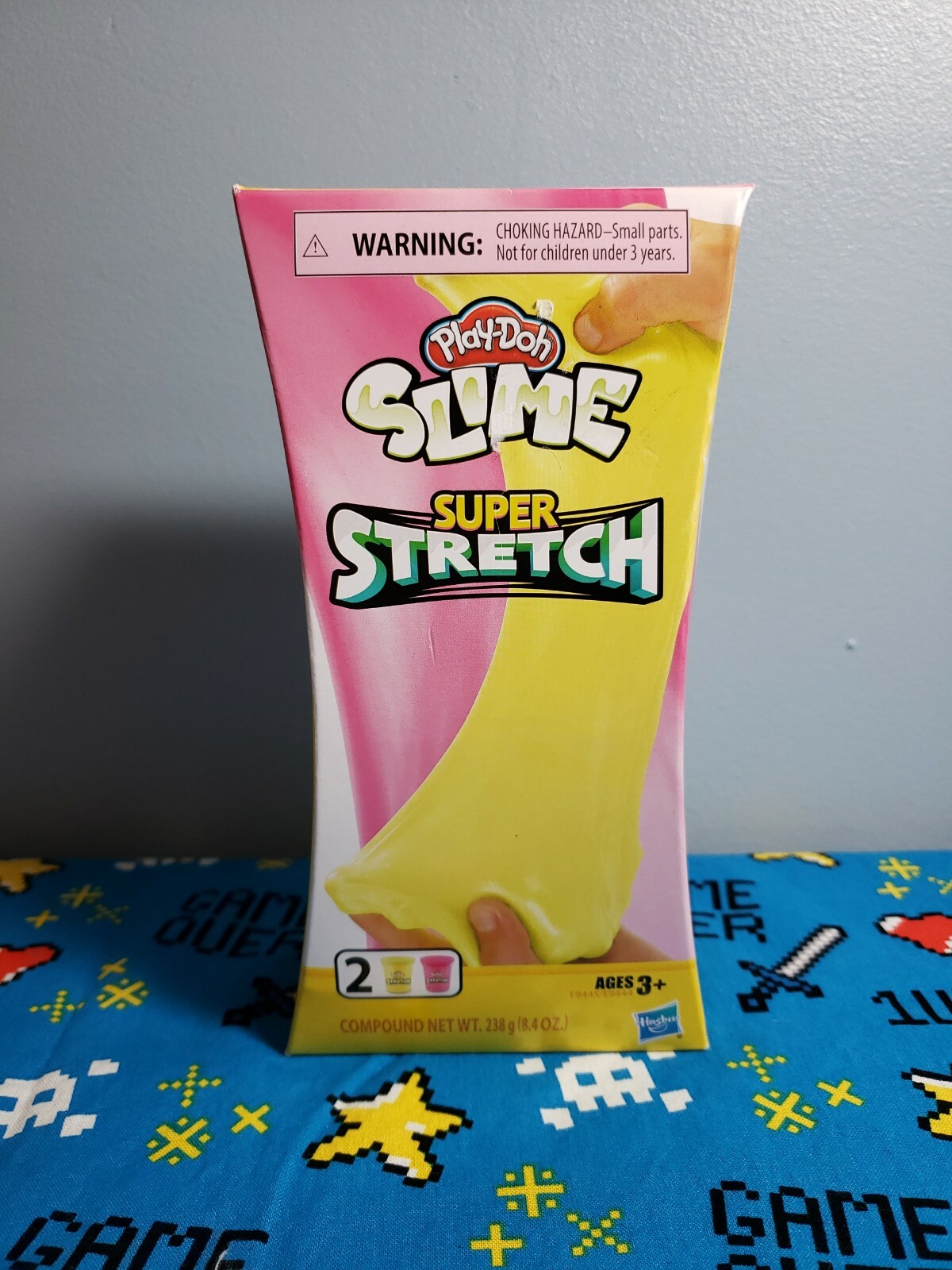 Play-Doh SLIME SUPER STRETCH RED AND YELLOW 2 Pack NEW SEALED!
