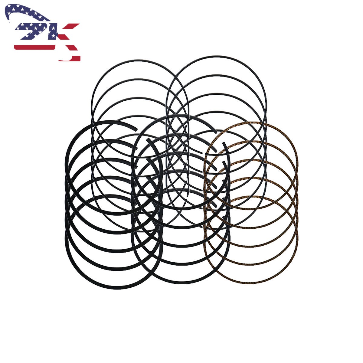 STD Engine Piston Ring Set For 2011-2016 Chrysler Dodge Jeep Ram 3.6L