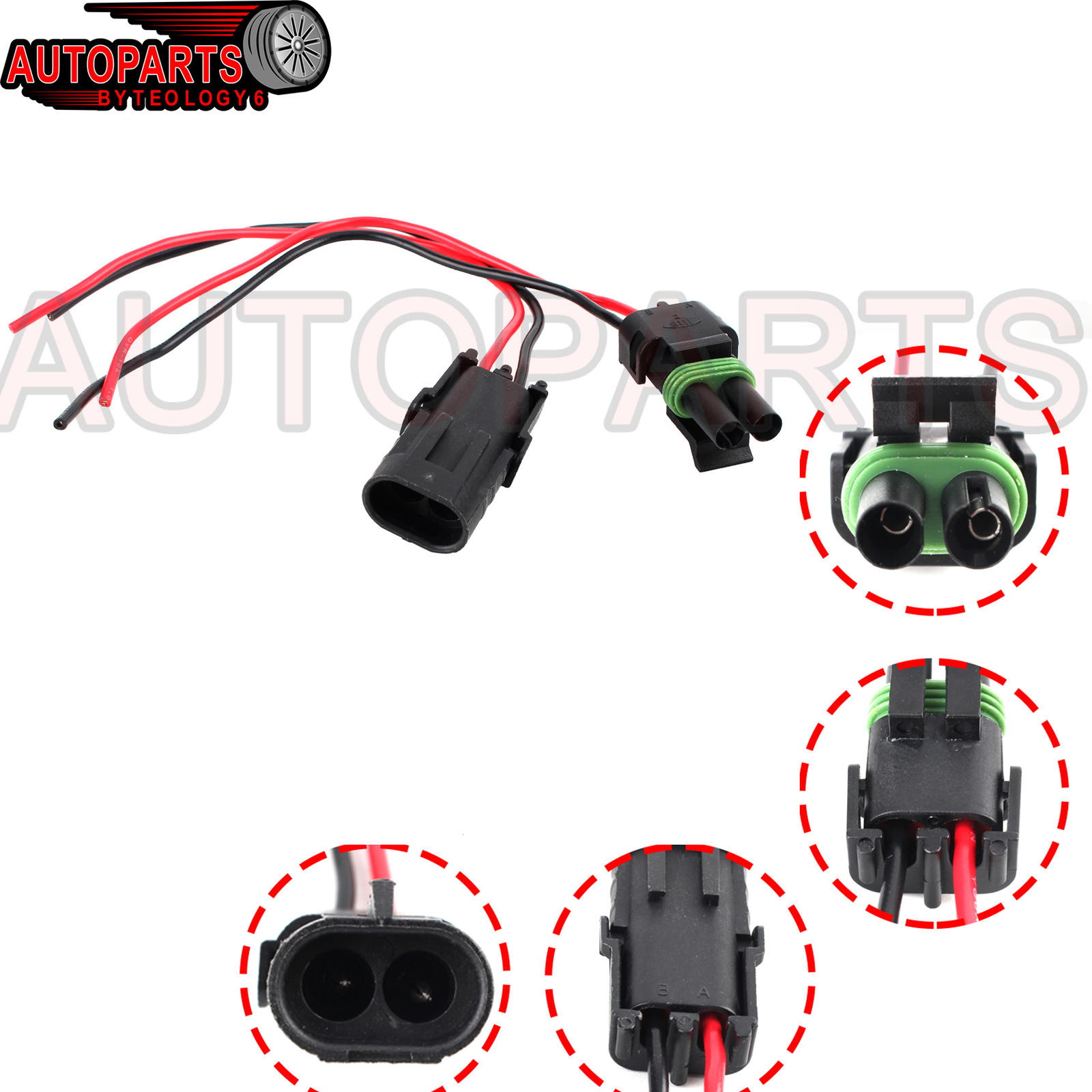 Power Wiring Harness Electrical Connector For Harmar and Outlander lift CAR SIDE