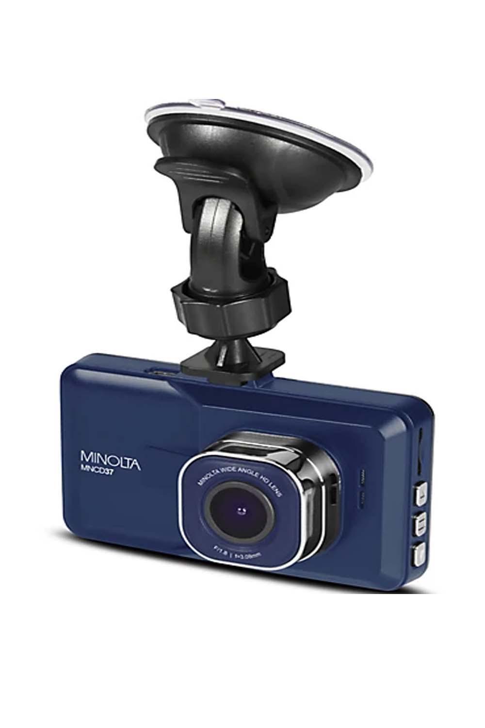 Minolta MNCD37 3in 1080p FHD LCD Screen Dash Camera Blue