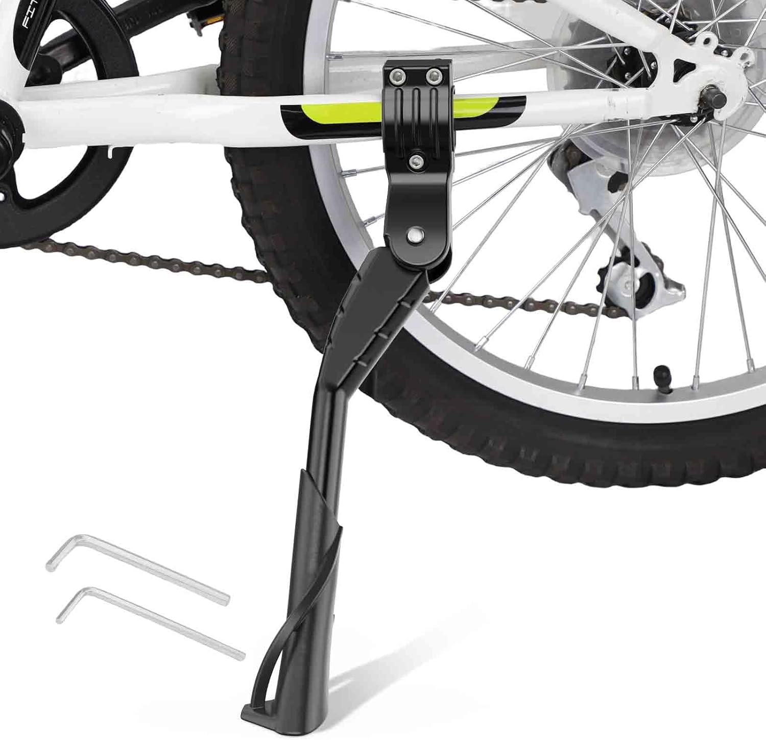 Cyfie Adjustable Bike Kickstand for 24 26 27 27.5 28 29 Inch Wheel Rear Side Bic