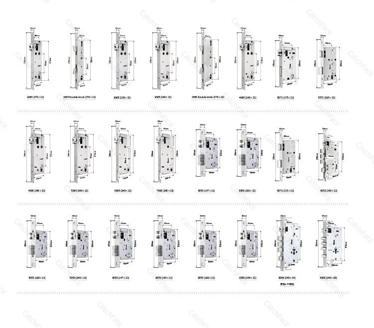 Mortise Lock for Smart Door Lock Wooden Door Aluminum Door Compatible Access