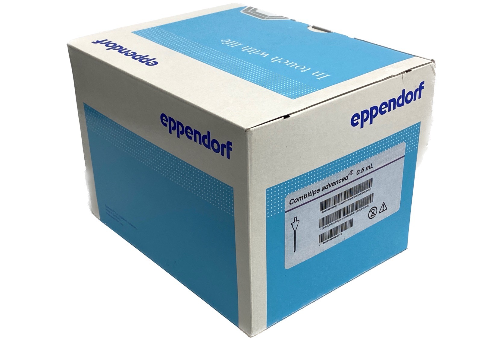 (100/Pk) EPPENDORF Combitips Advanced 0.5mL Plastic Pipet Tips 0030089421