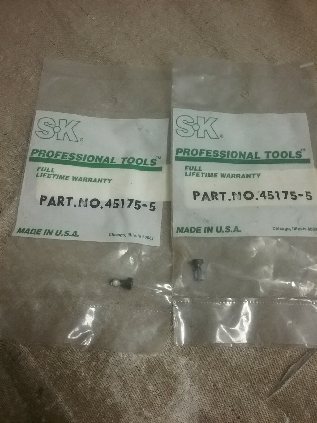 45175-5 SK Professional Tools Tuff1 Ratchet Repair Screw - Made In USA - Qty. 2