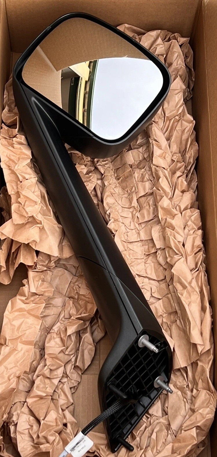 A2277791008 Mirror, Heated, Black, Left Hand Freightliner
