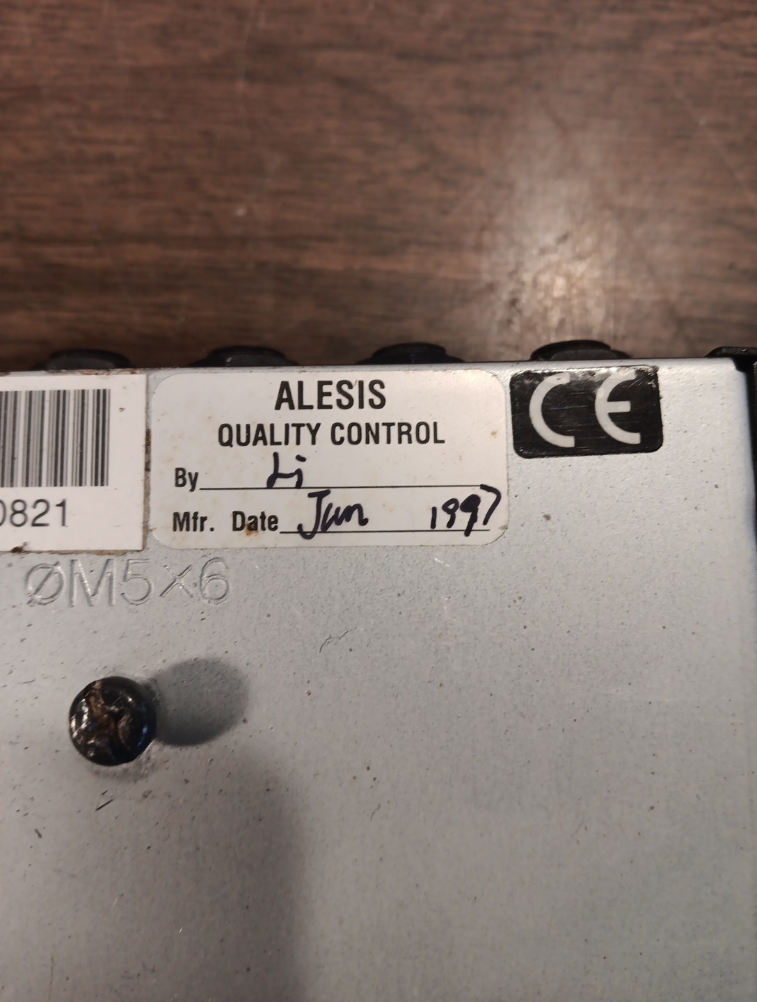 ALESIS NANOVERB 18-BIT DIGITAL EFFECTS PROCESSOR - UNTESTED