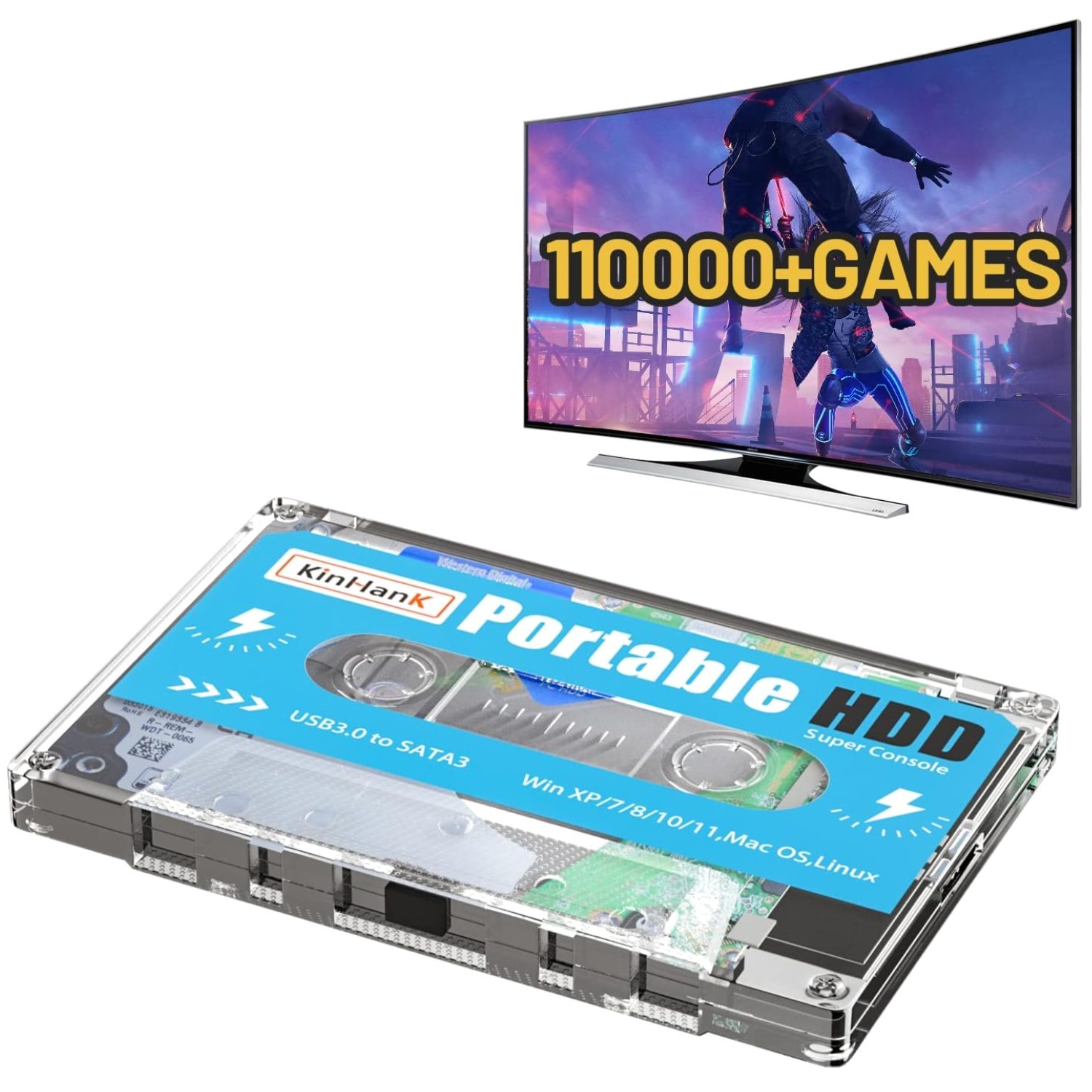 500G Portable Game Drive - 110,000+ Games, Batocera 33