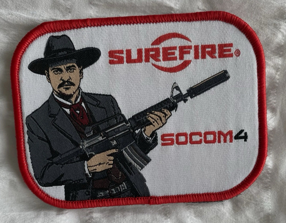 NRA 💥 Show 2026 Surefire “Socom4 - Doc Holiday" Morale Patch, Hook & Loop, NEW!
