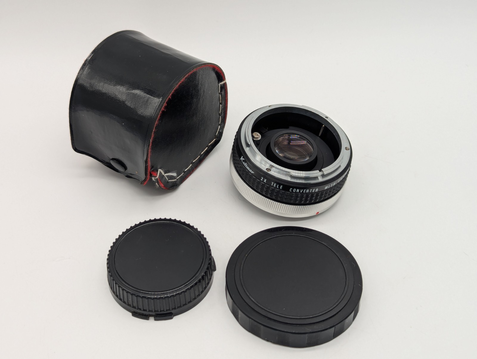 KALIMAR 2x Tele Converter FD for Canon Made in Japan w/Caps & Case