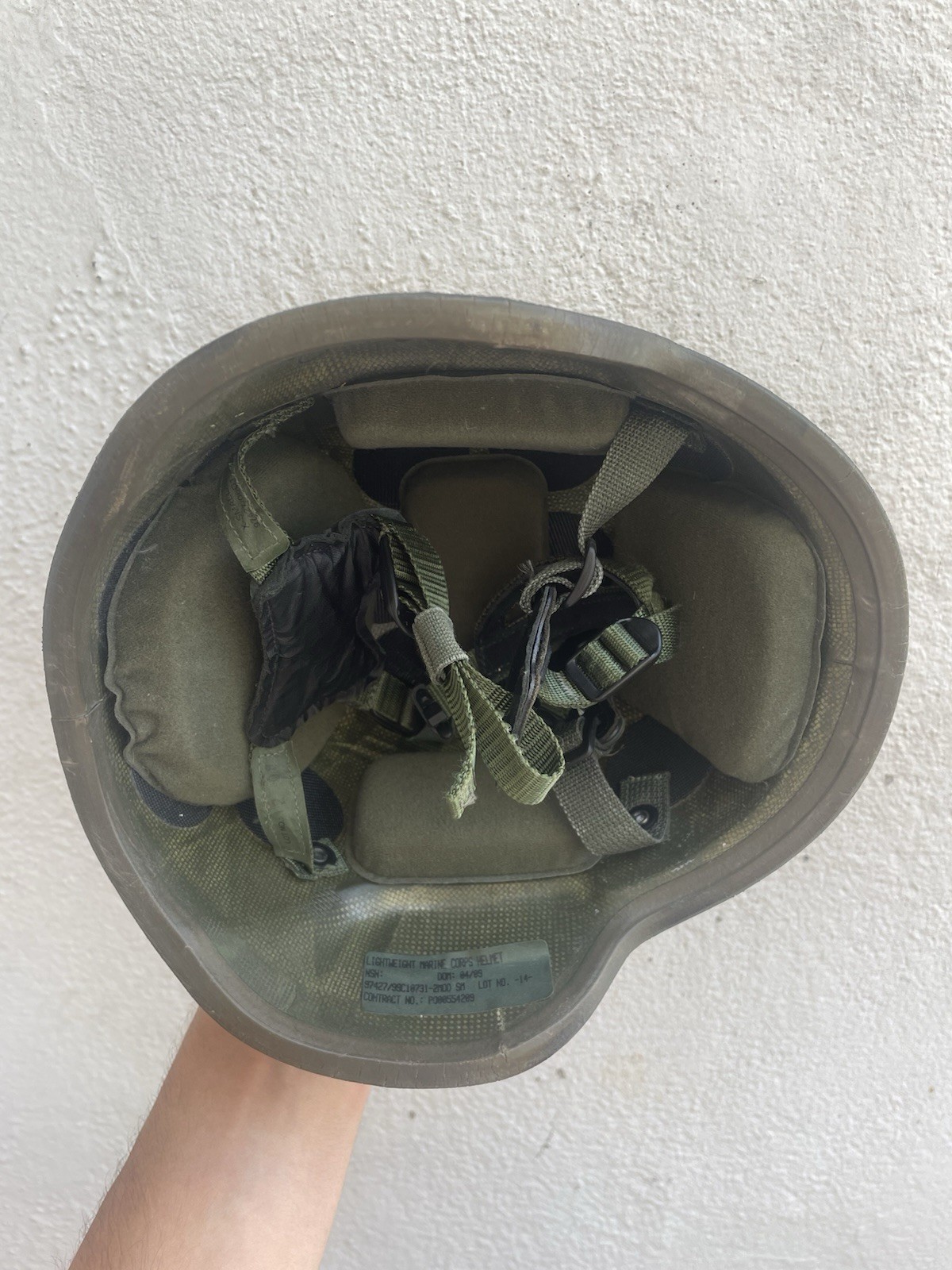 USMC LWH Lightweight Helmet Size Small