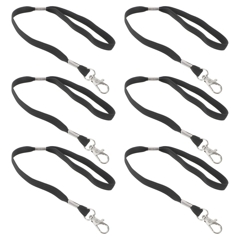 6 Pcs Ski Strap for Hanging Gloves Wrist Leash Hand Mitten Clips Straps