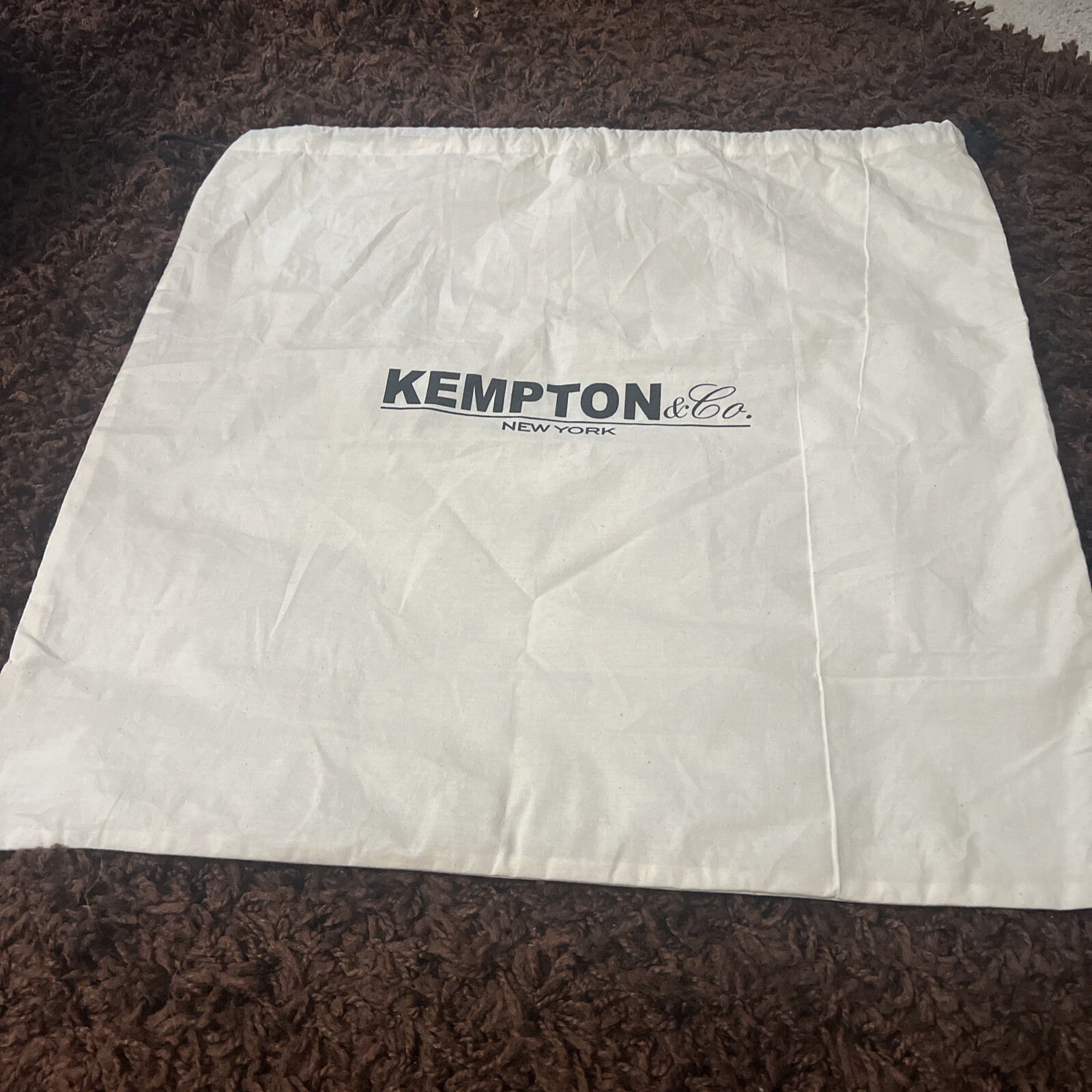 Kempton & Co Cloth Dust bag With Drawstring 20.5” X 21”