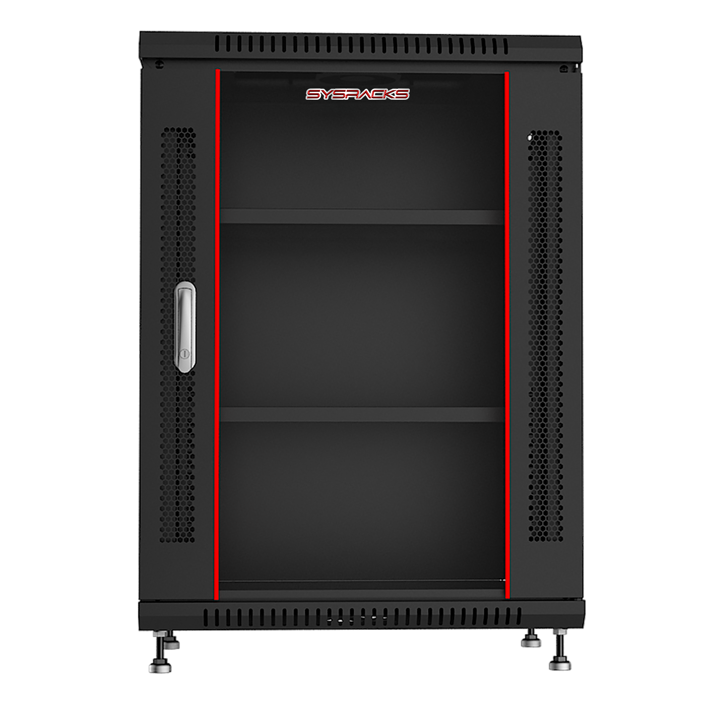 15U 24" Deep Wall Mount IT Network Server Rack Cabinet Enclosure. Accessories!