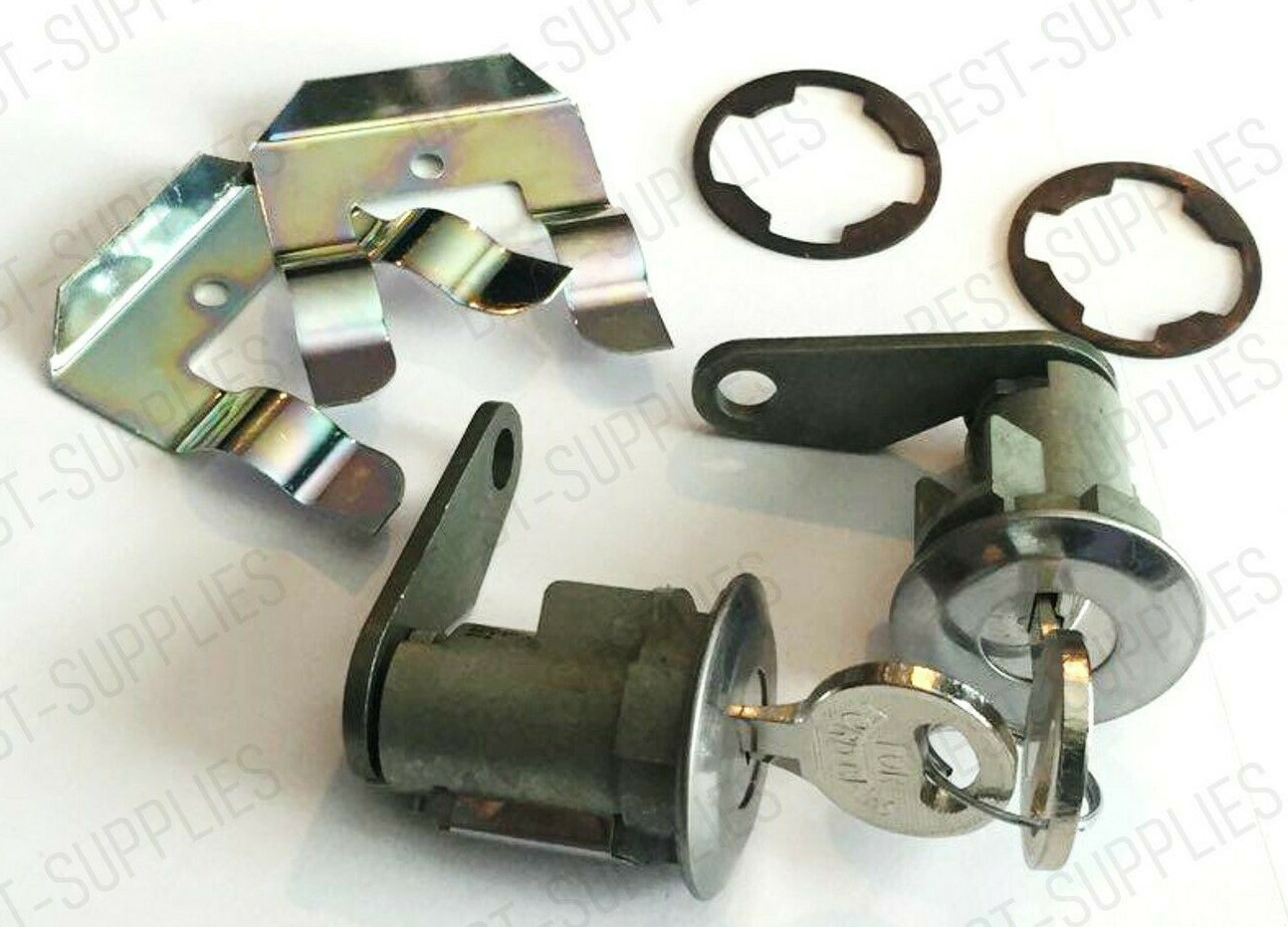 Door Lock Key Cylinder Tumbler Pair Set 2 Keys FOR Ford F Series & Others