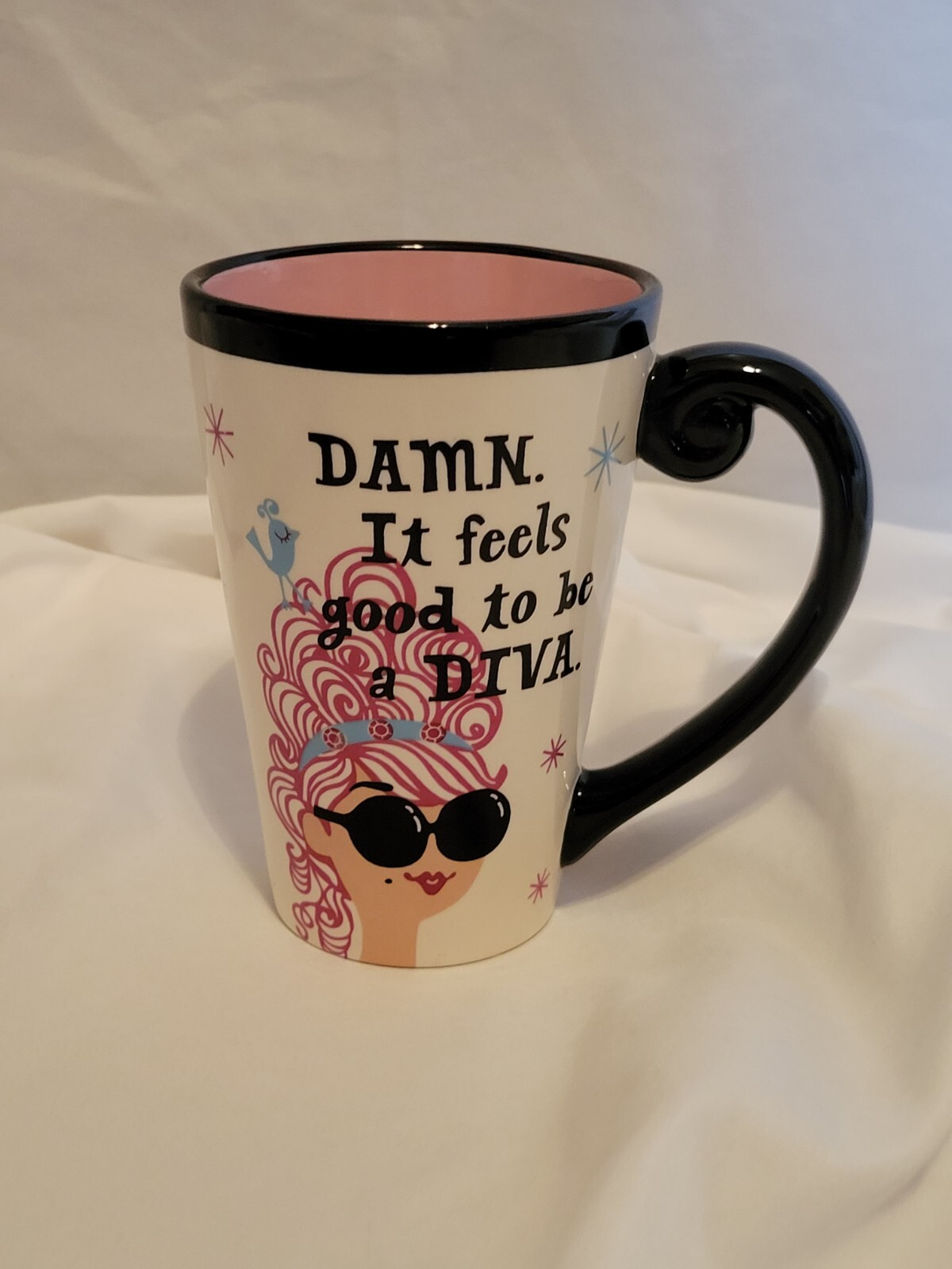 Hallmark Damn It Feels Good To Be A Diva coffee mug LN