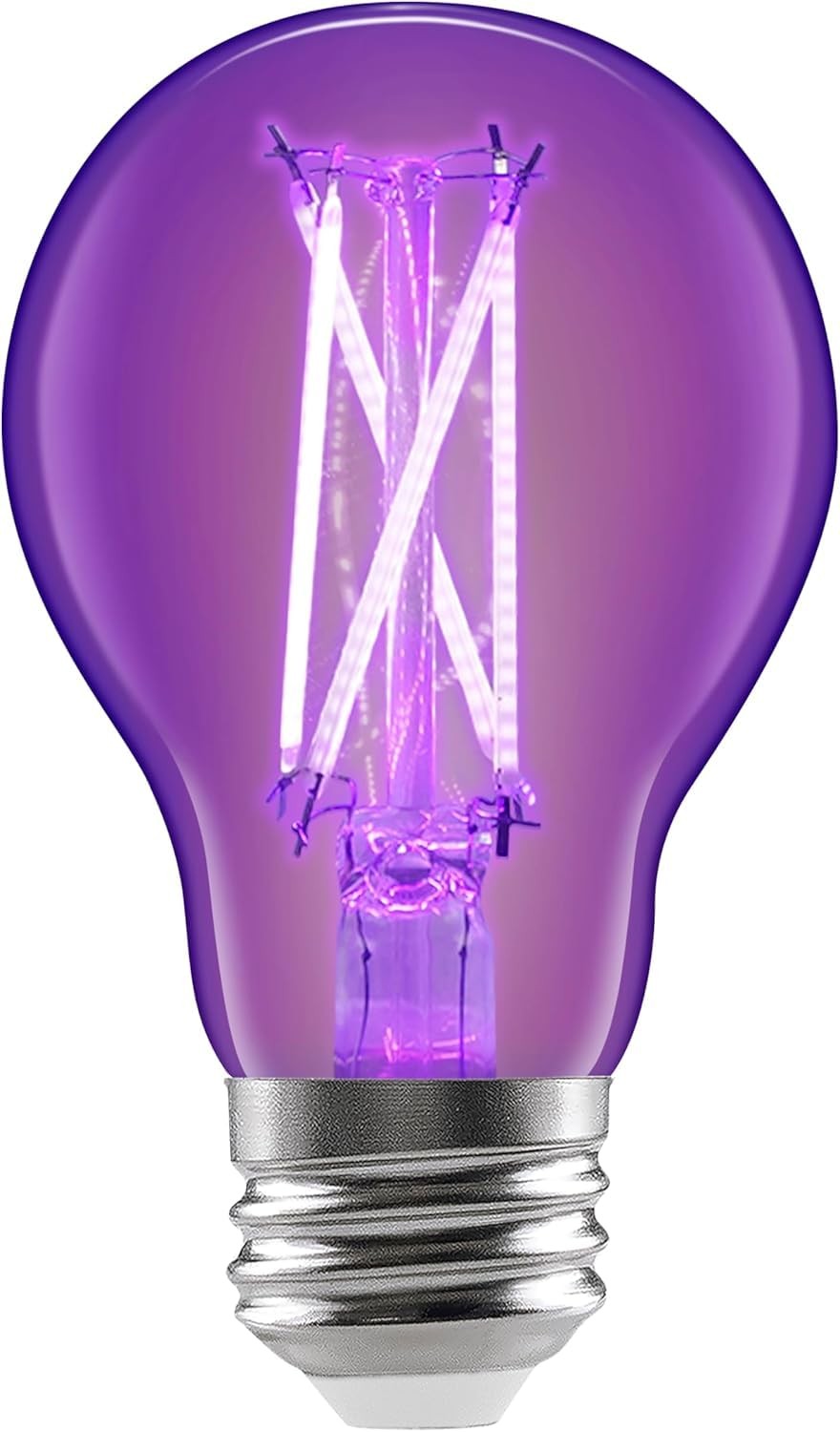 Sylvania Black Light LED Bulb, 7W, A19, Medium Base, Clear - 1