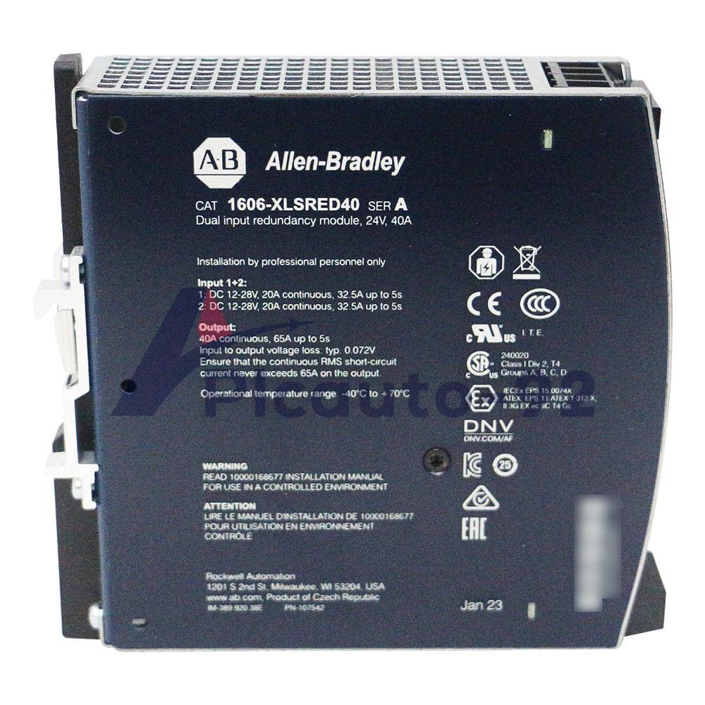 NEW Allen Bradley Redundancy Module 1606-XLSRED40 Input Voltage 24-28V DC