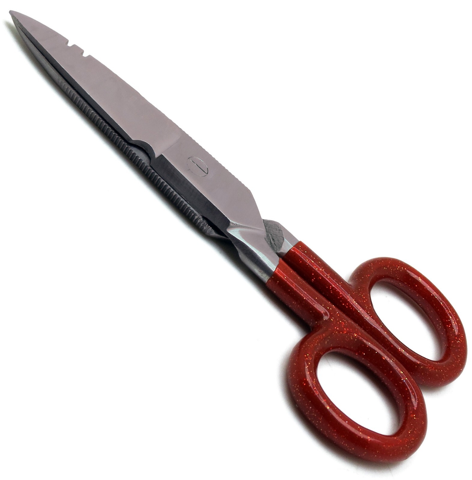 Multi-Purpose Lightweight Electrician Red Scissors 5" Cutting Stripping Wires
