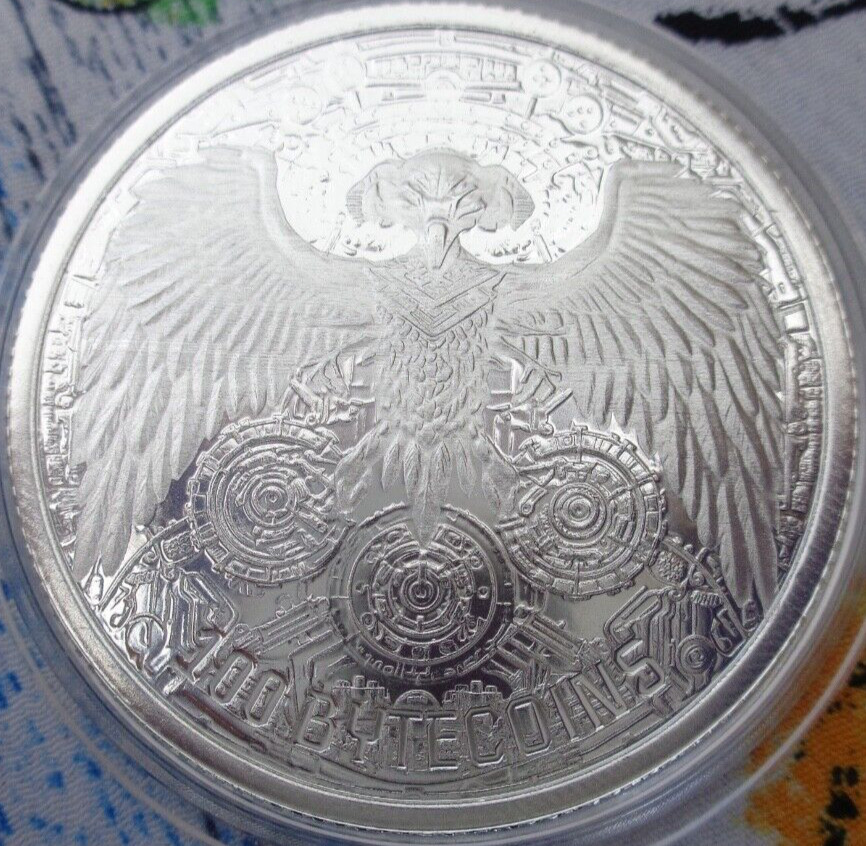 1 oz. 2024 SILICON HAVEN AI art round .9999 ultra fine silver
