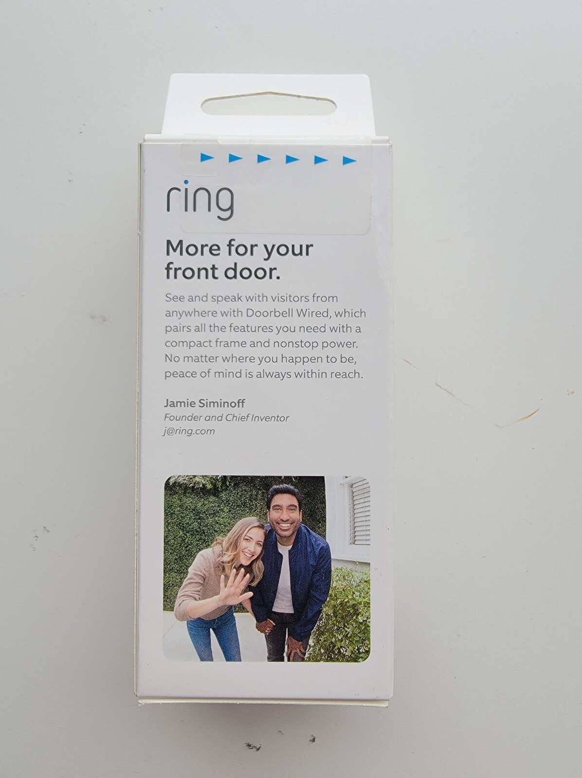 Brand New Unopen Ring Video Doorbell Wired - Black