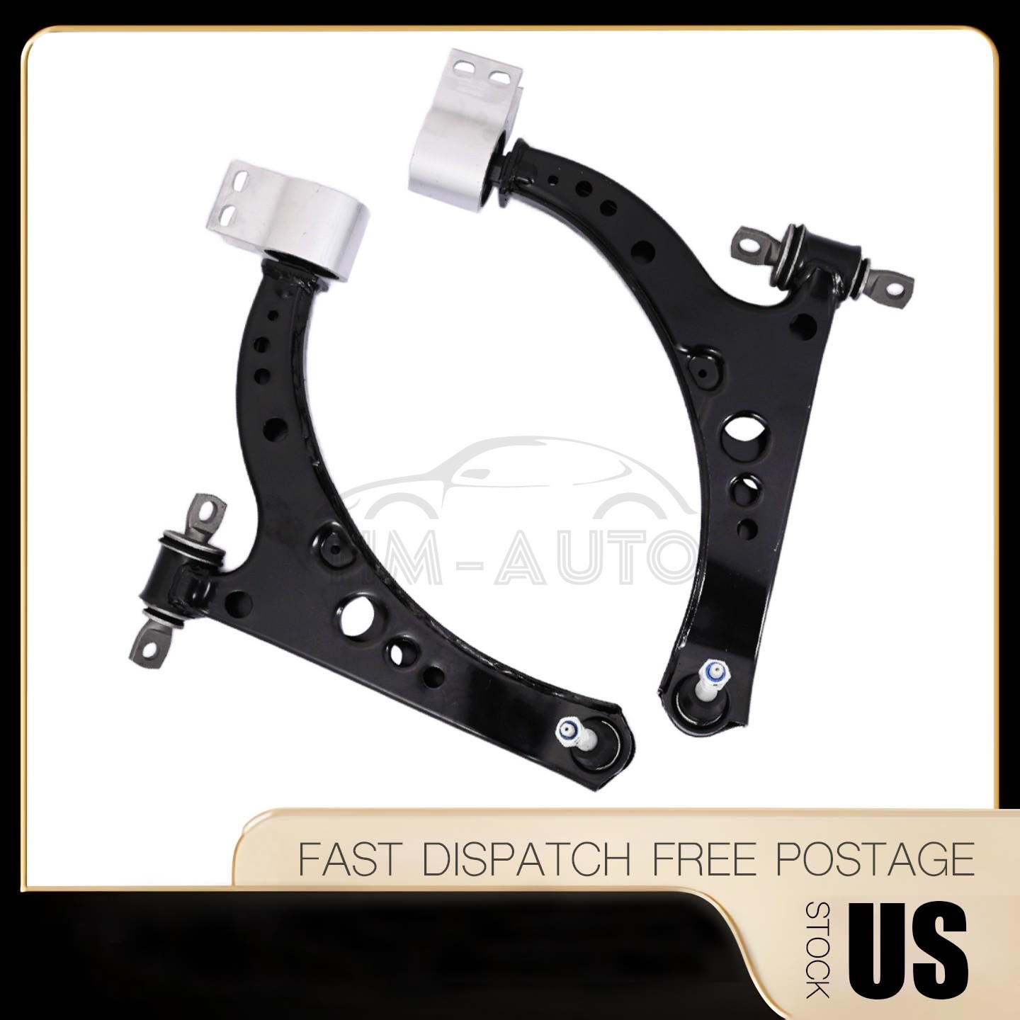For 16-19 Chevrolet Cruze 2x Front Lower Control Arm & Ball Joint Assembly LH&RH