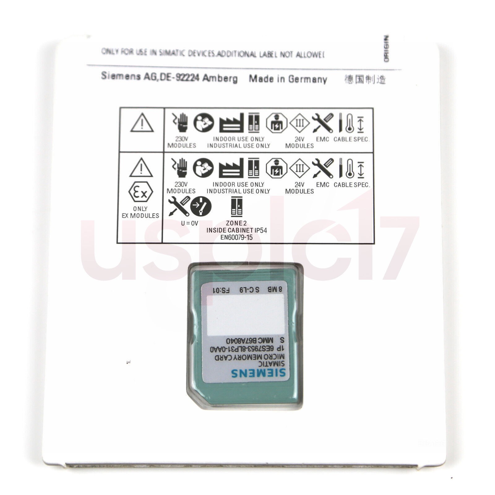 NEW SIEMENS 6ES7 953-8LP31-0AA0 SIMATIC MMC Micro Memory Card