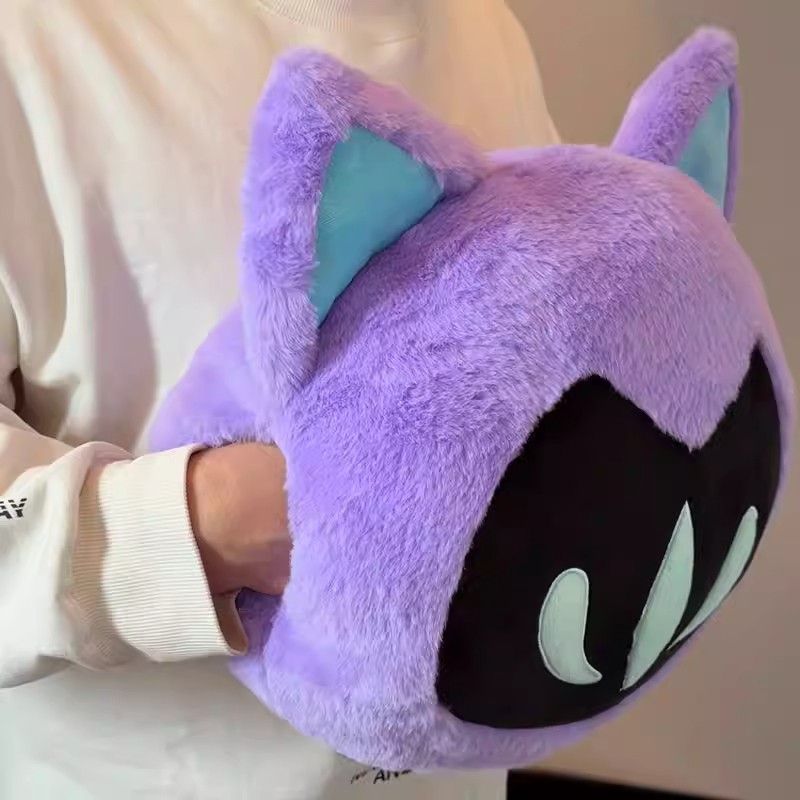 VALORANT Omen Plushie Hug Pillow 80cm Toy Fuzzy Scarf Hat Warm Hand Cosplay Gift
