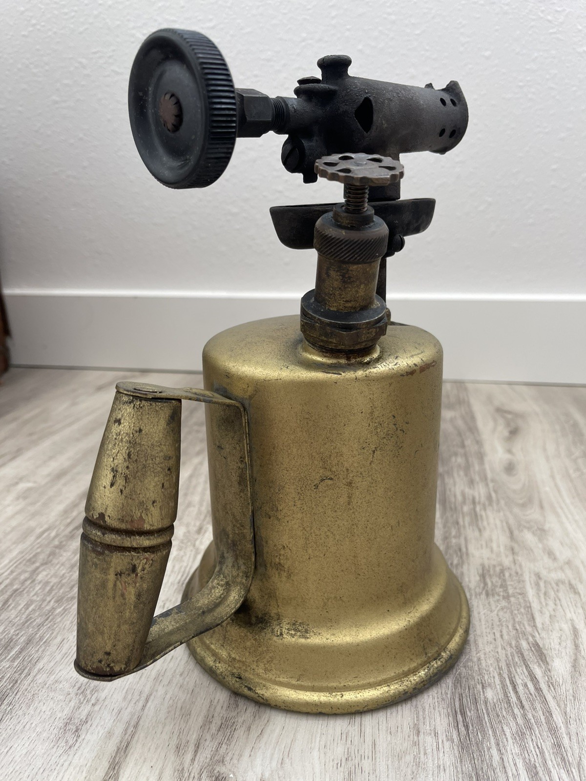 Vintage Brass Gasoline Blow Torch